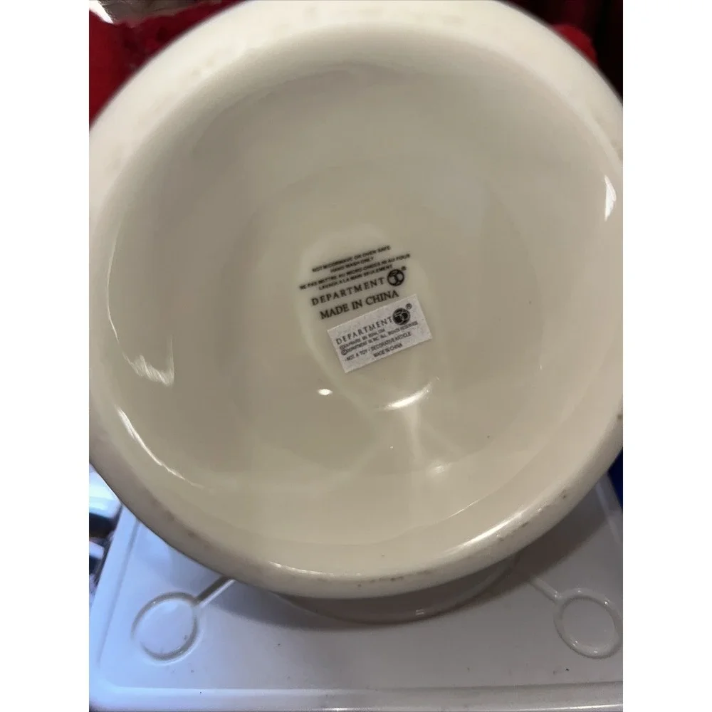 dept .56 snowpinions‎ candy dish , Snowman  , No Lid , Christmas Decor